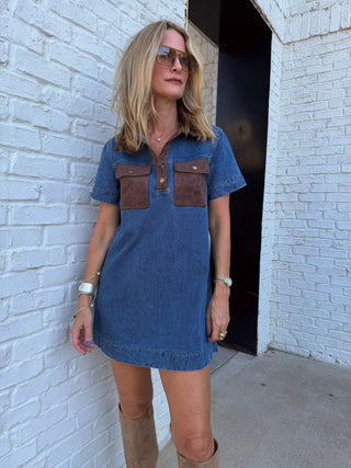 NEEDII | Billboard Denim Dress