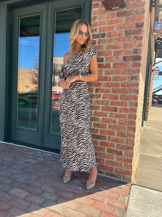 Sofie The Label | Remie Zebra Dress Black