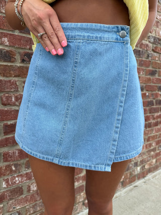 Saylor Denim Skort