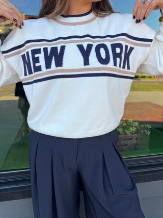 Le Lis | New York Sweater White