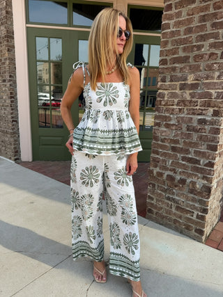 ENTRO | Poppy Olive Combo Set