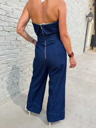 LENA | Elise Denim Jumpsuit