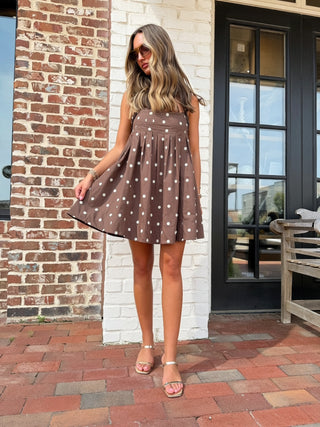 OLIVACEOUS | Vinny Dot Dress Tunic