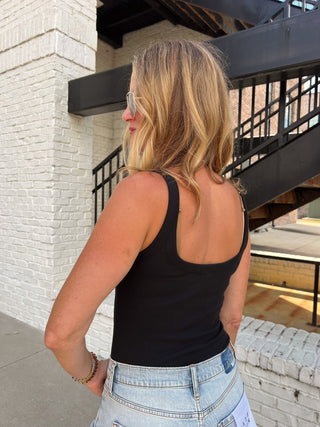 Z Supply | Iconic Rib Bodysuit Black