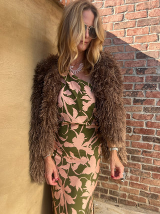 Sage The Label | Deep Woods Cropped Jacket Brown