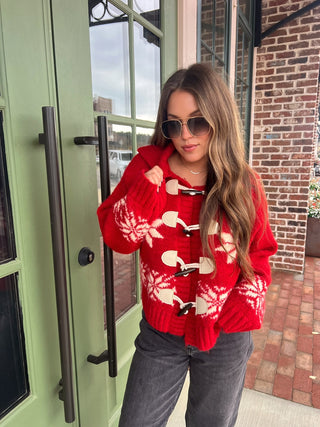 Denver Days Sweater Red