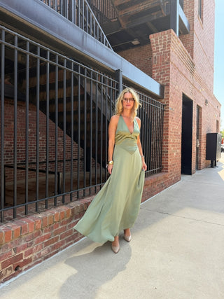 Calla Halter Maxi Dress