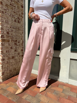 Deluc | Pousos Cargo Pants Pink