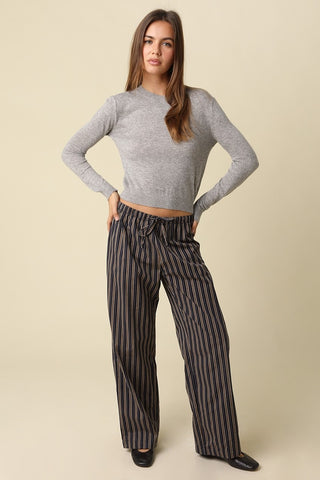 Olivaceous | Georgia Sweater Heather Grey