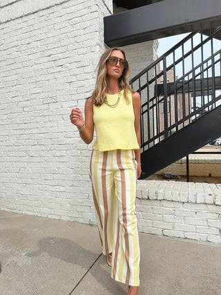 ENTRO | Sorbet Stripe Pants