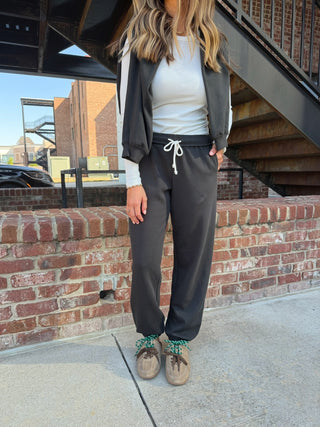 Z Supply Uptown Jogger Ash Black