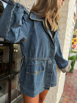 Millie Denim Jacket - Dark Wash