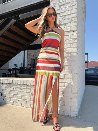 Sunset Soirée Maxi Dress Multi