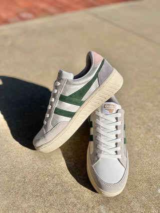 GOLA | Superslam Blaze Sneaker Silver Evergreen Pink