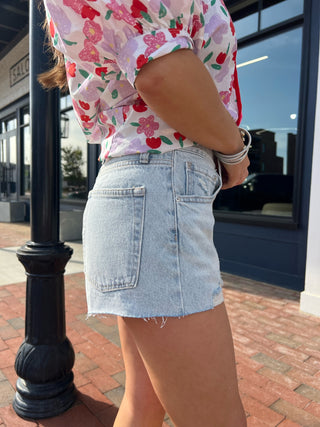 Z Supply | Classic Denim Shorts Faded Indigo