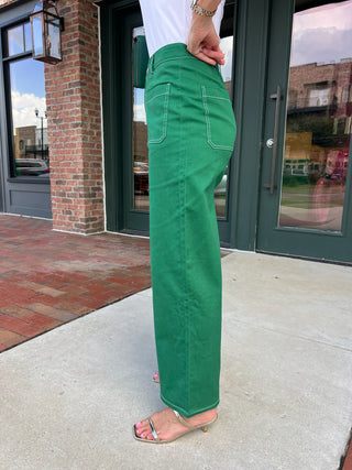 Entro | The Mille Pants Emerald