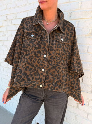 Wilder Moments Cape Jacket Brown
