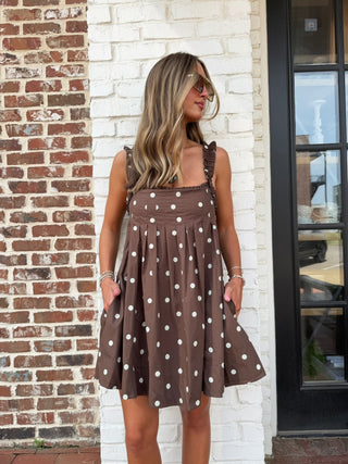 OLIVACEOUS | Vinny Dot Dress Tunic