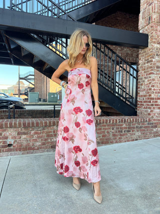 Sofie The Label | Rosie Floral Midi Dress Mauve