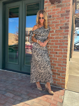 Sofie The Label | Remie Zebra Dress Black