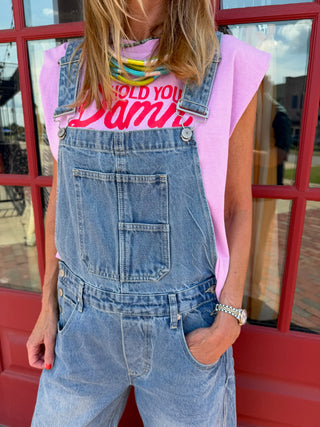 EESOME | Daisy Barrel Overalls
