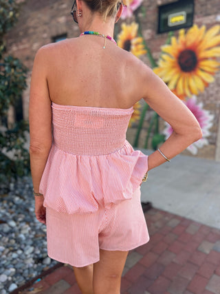 SADIE AND SAGE| Create Memories Strapless Top