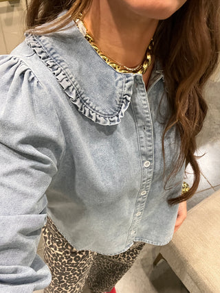 Needi | Cyrus Denim Top