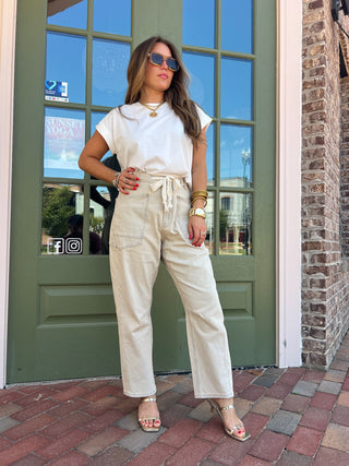 MIOU MUSE | Cannon Stripe Jogger
