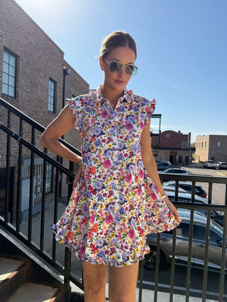 OLIVACEOUS | Larson Floral Dress