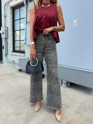 Miou Muse | Wildside Leopard Jeans