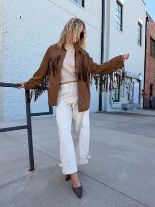 Arden Cargo Pants Cream