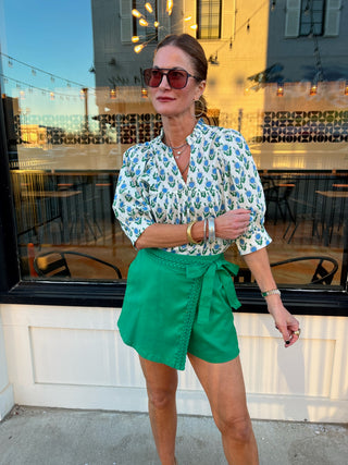 Entro | Bonita Braid Skort Green