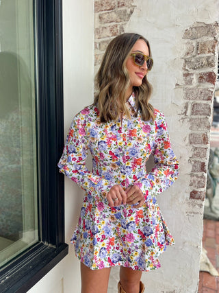 OLIVACEOUS | Delight Florals Dress