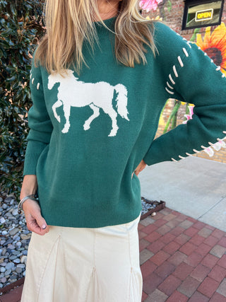 THML | The Equestrian Graphic Sweater