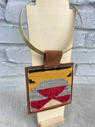 Orijinal | Kilim Pendant Necklace Brass v2