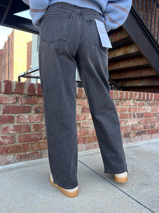 Daze | Westward Barrel Leg in Night Life Vintage