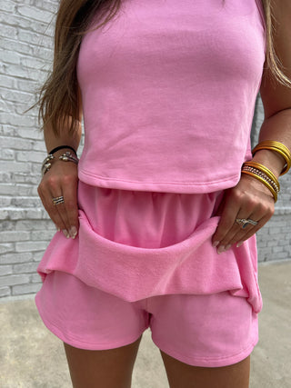 Kailee Skort Set Cobalt Pink