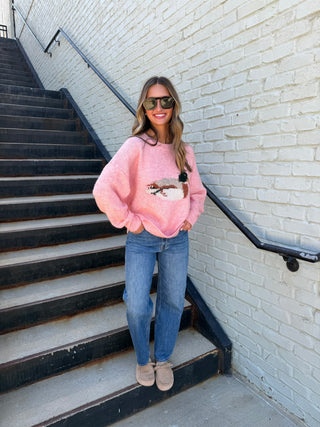 Jessica Mallard Sweater Pink