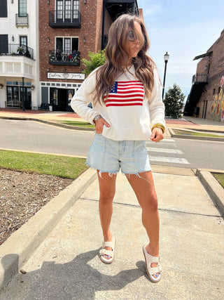 Z Supply | Sienna Patriot Sweater in Sea Salt