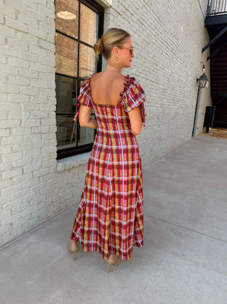 Tiffany Plaid Dress Multi