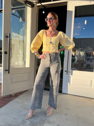 Miou Muse | Wildside Leopard Jeans