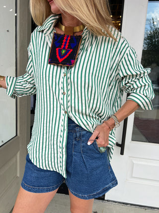 ENTRO | Greer Stripe Blouse