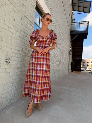 Tiffany Plaid Dress Multi