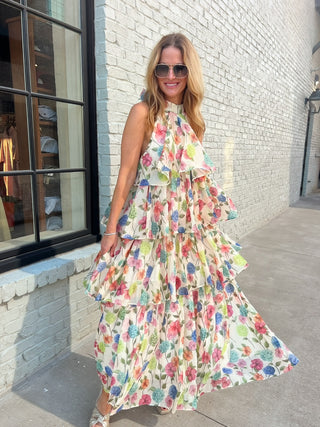 Florence Floral Dress Multi Floral