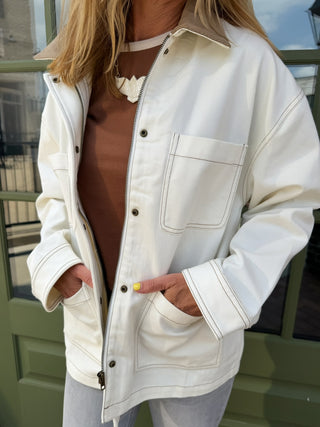 Corduroy Collar Barn Jacket