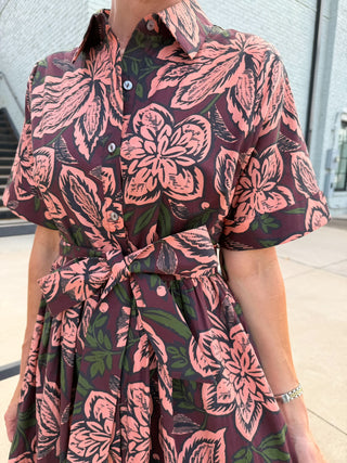 ENTRO | Haley Dress Burgundy