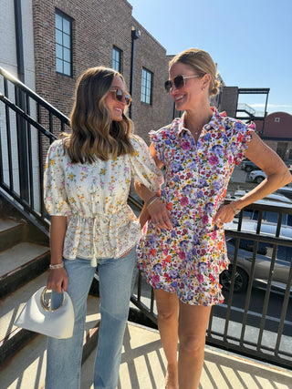 OLIVACEOUS | Larson Floral Dress