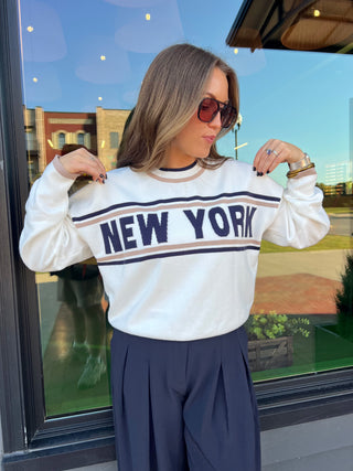 Le Lis | New York Sweater White