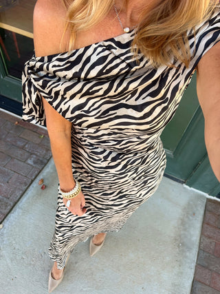 Sofie The Label | Remie Zebra Dress Black