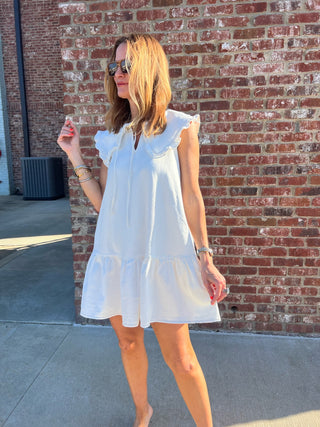 Sofie The Label | Cecilie Denim Dress White